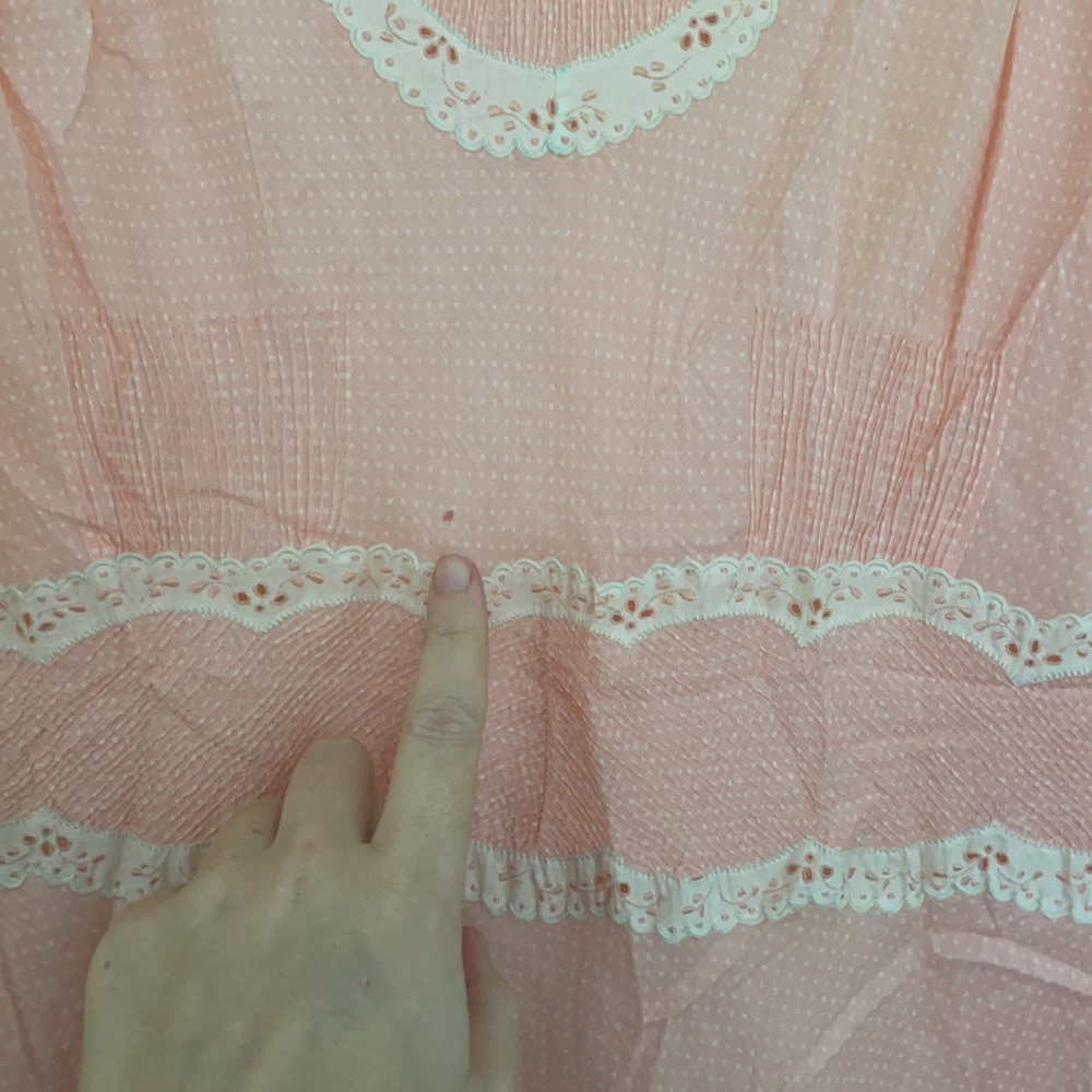 Vintage 1950s night gown from Italy - Picture 3 of 6
